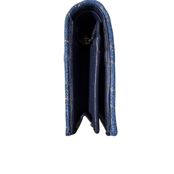 NWT Gucci Denim Pearl GG Marmont Wallet - Picture 12 of 13